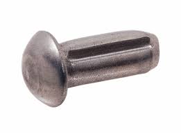 Hřeb rýhovaný půlkulatá hlava 2,5 x 5 A1 nerez